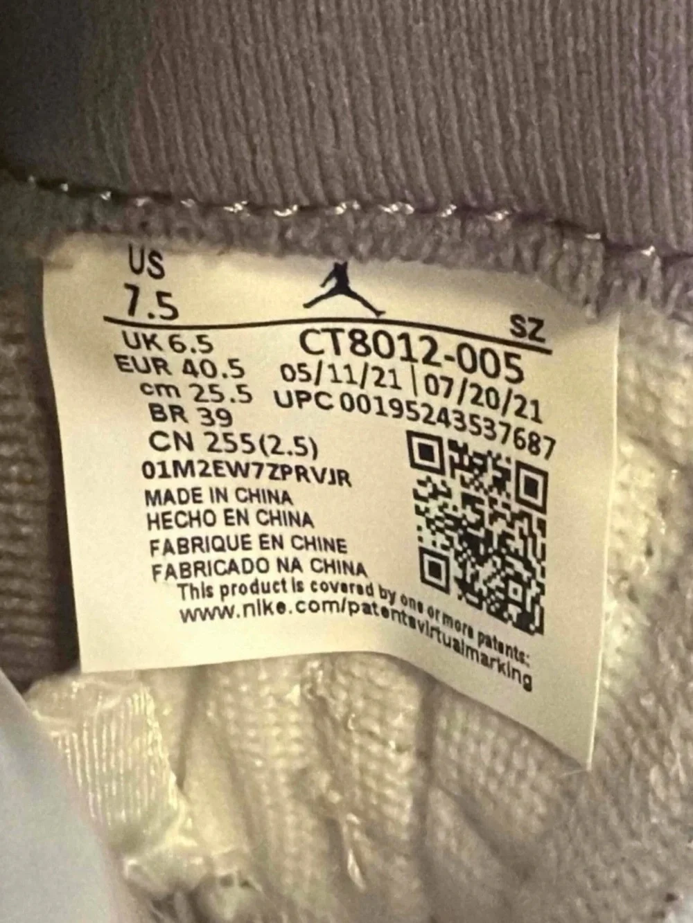 Jordan stylish gray